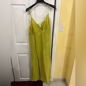 H&M Lime Green Maxi Dress